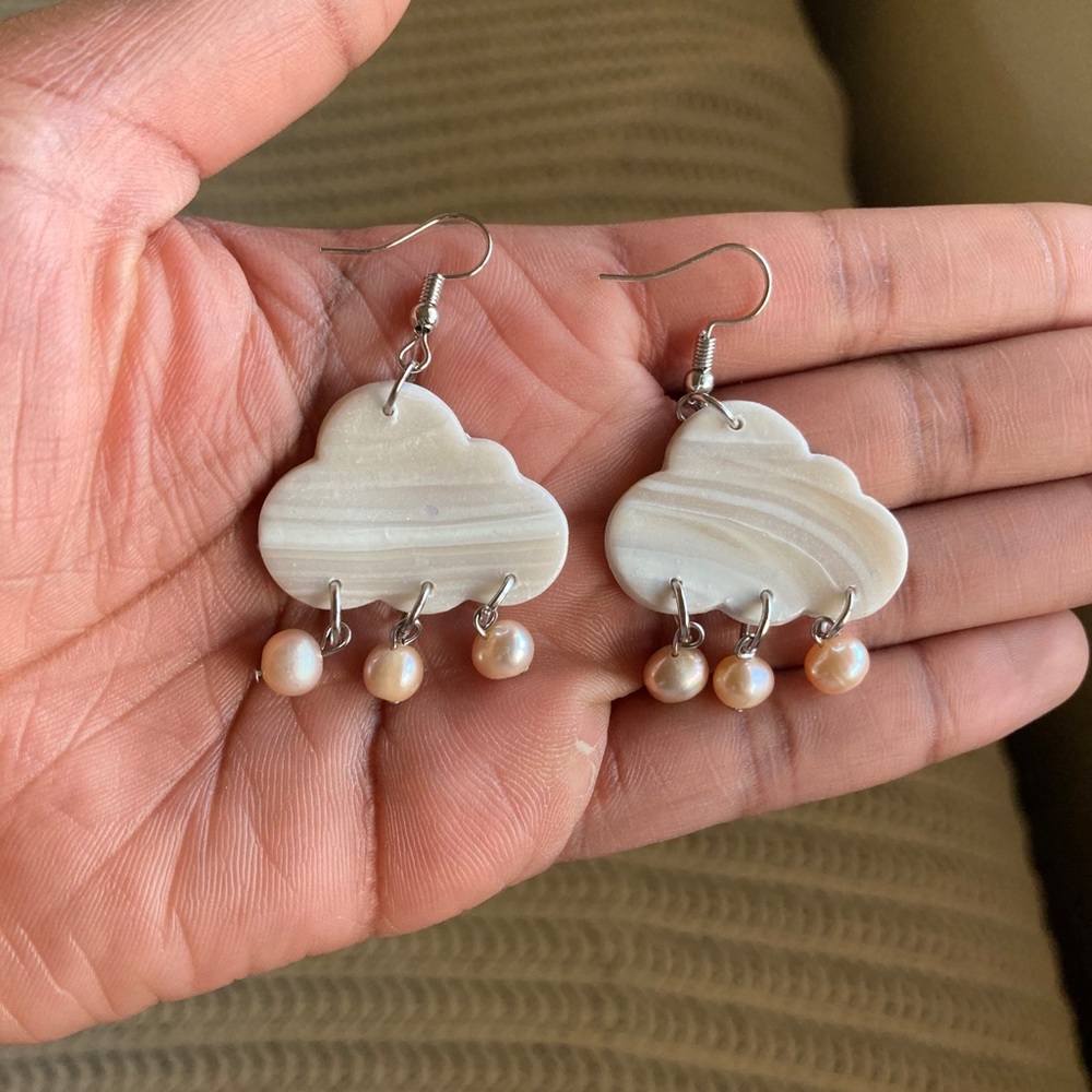 Cloud earrings